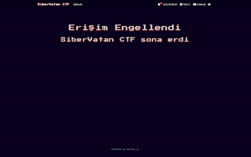 CTF 1 Final Screen